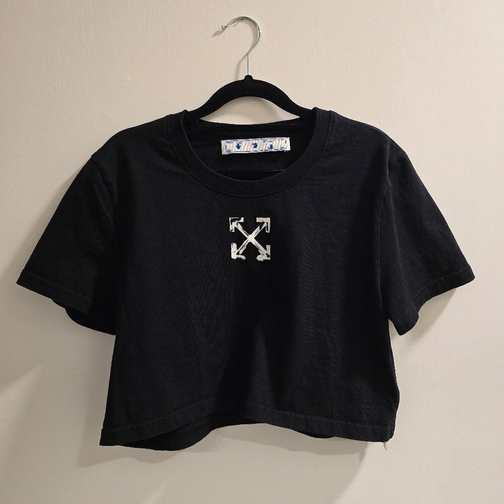 Offwhite WOMAN Crop Tee